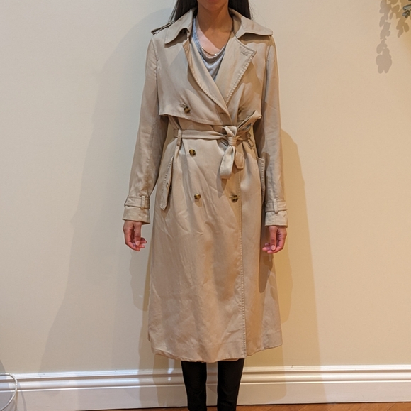 Club Monaco Trench Coat - Picture 2 of 9